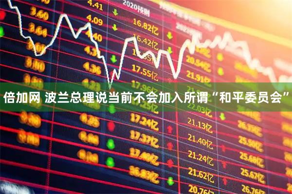 倍加网 波兰总理说当前不会加入所谓“和平委员会”