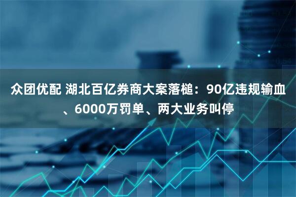 众团优配 湖北百亿券商大案落槌：90亿违规输血、6000万罚单、两大业务叫停