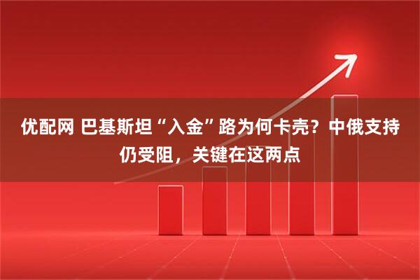 优配网 巴基斯坦“入金”路为何卡壳？中俄支持仍受阻，关键在这两点